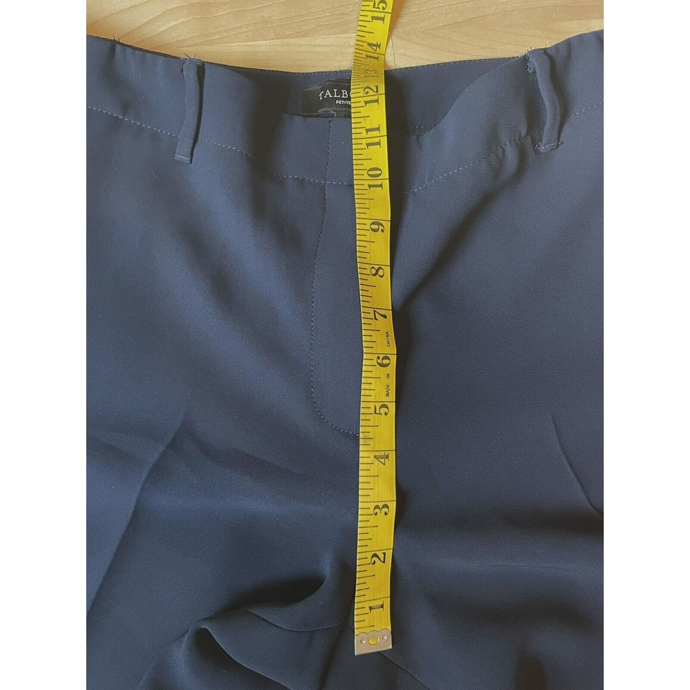 NWT Talbots Cropped Pants Size 14P Navy Blue - Picture 8 of 10